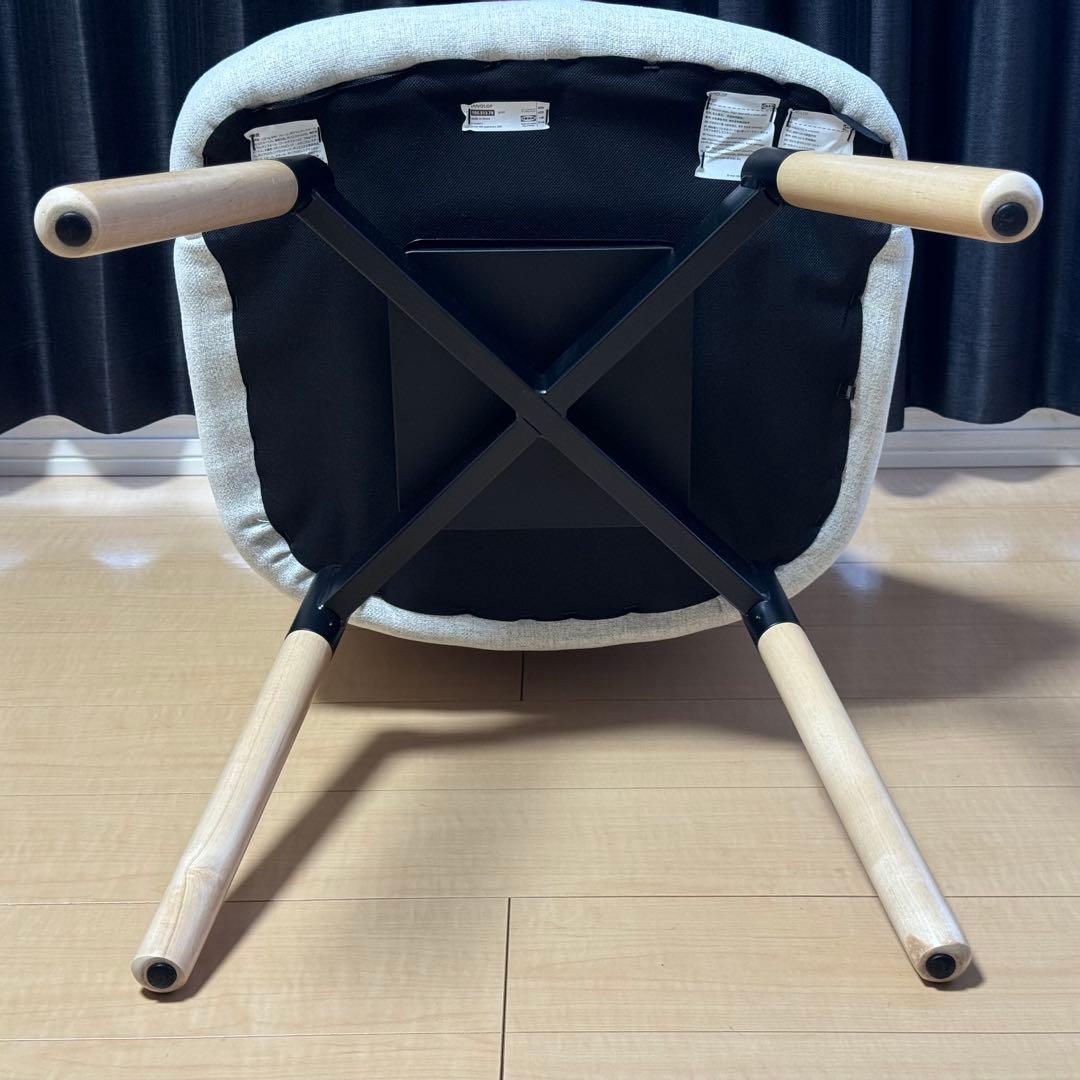 IKEA ヤンオロフ 2脚セット 回転ダイニングチェア ベージュ