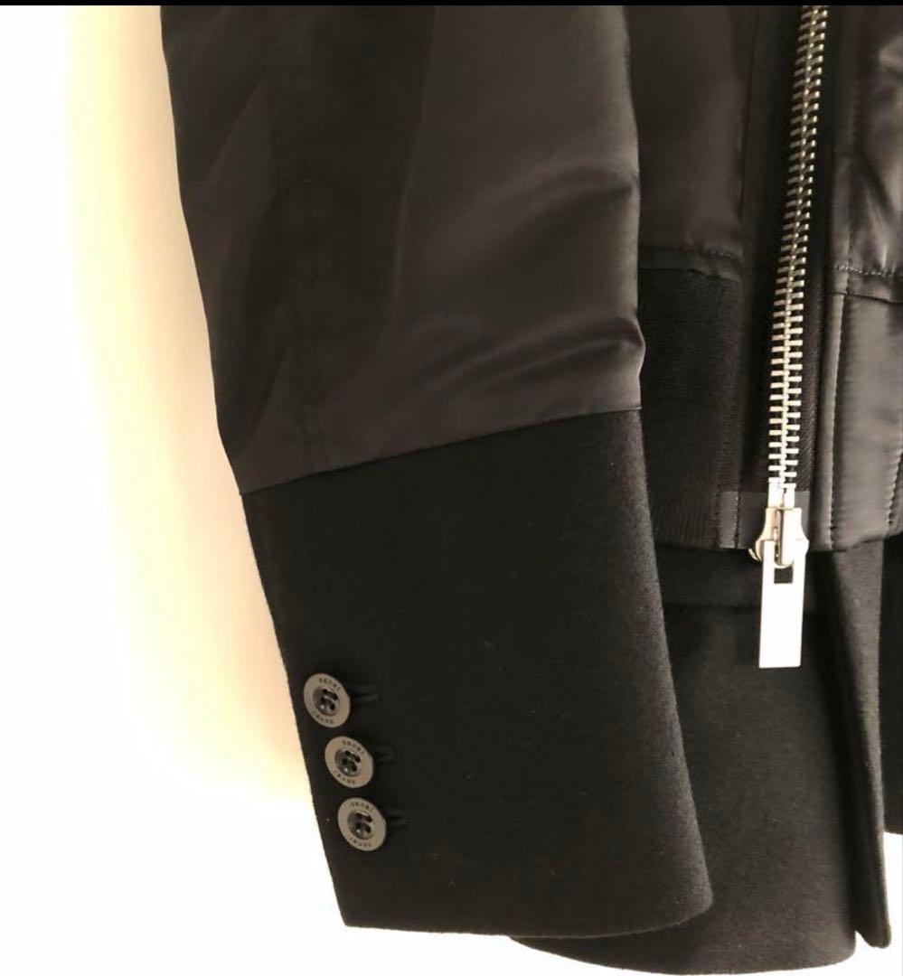 Sacai ウールアシンメトリーボンバージャケット テーラードジャケット　コート