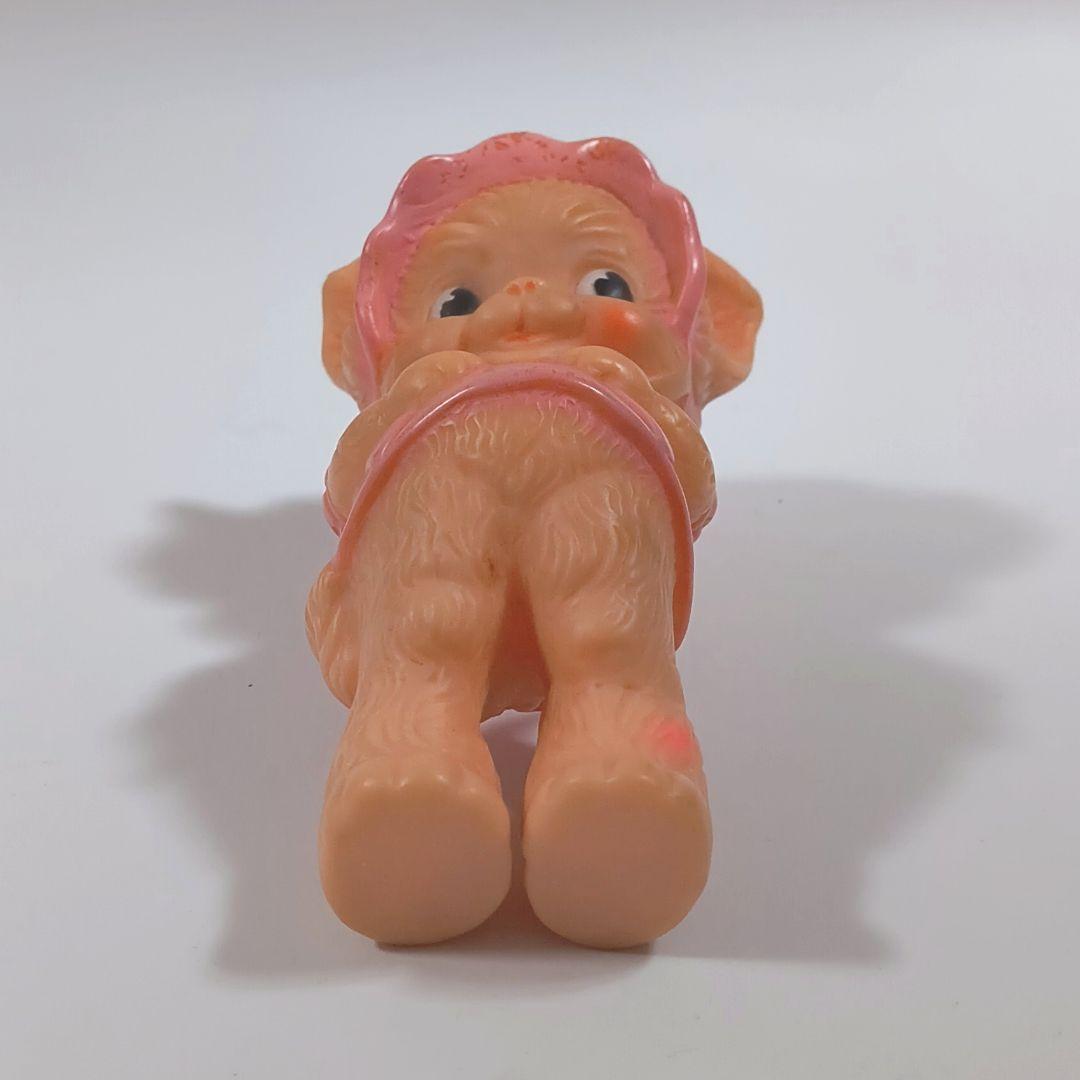 ビンテージ サンラバー ボンネットキティ 黒目 ルースニュートン ピンク