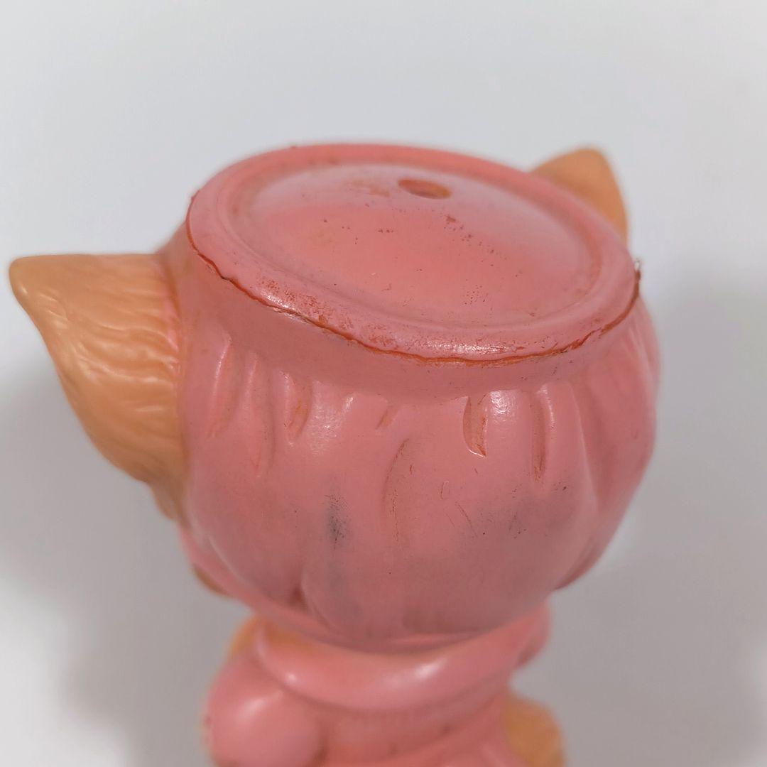 ビンテージ サンラバー ボンネットキティ 黒目 ルースニュートン ピンク