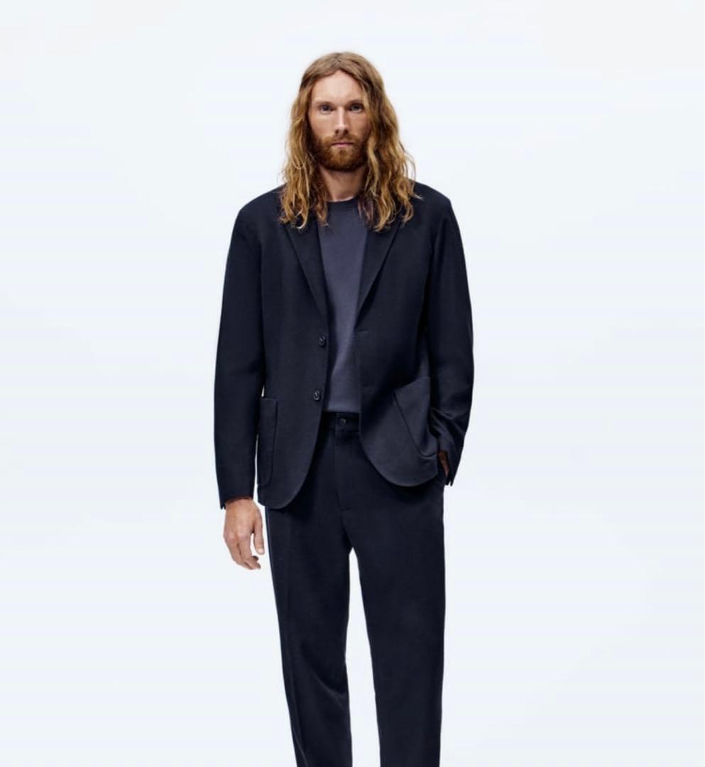 ウールブレンド　スーツ　セットアップ