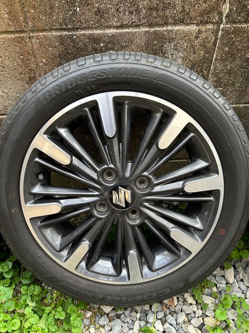 スズキ 15インチ ホイールセット エコピア