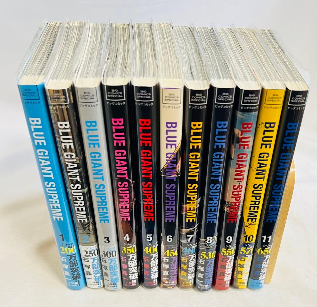 【貴重✨全巻初版・帯付き・グッズ全て新品未使用品】ブルージャイアントセット