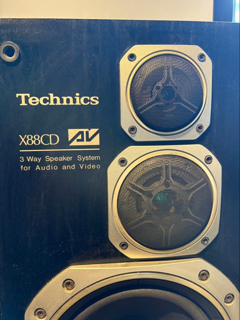 TechnicsテクニクスSB-S08 3WAYSPEAKER SYSTEMペア