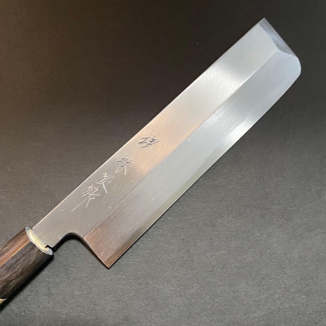 堺味正作 本霞 東型 薄刃 6寸(180mm) 水牛柄