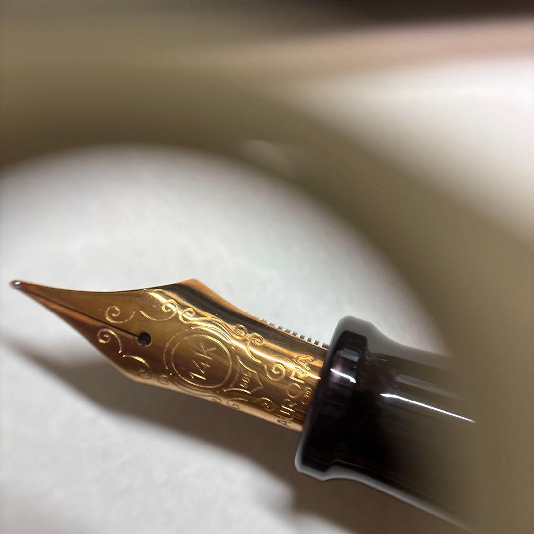 実質未使用 アウロラ 万年筆88 クラシック　F