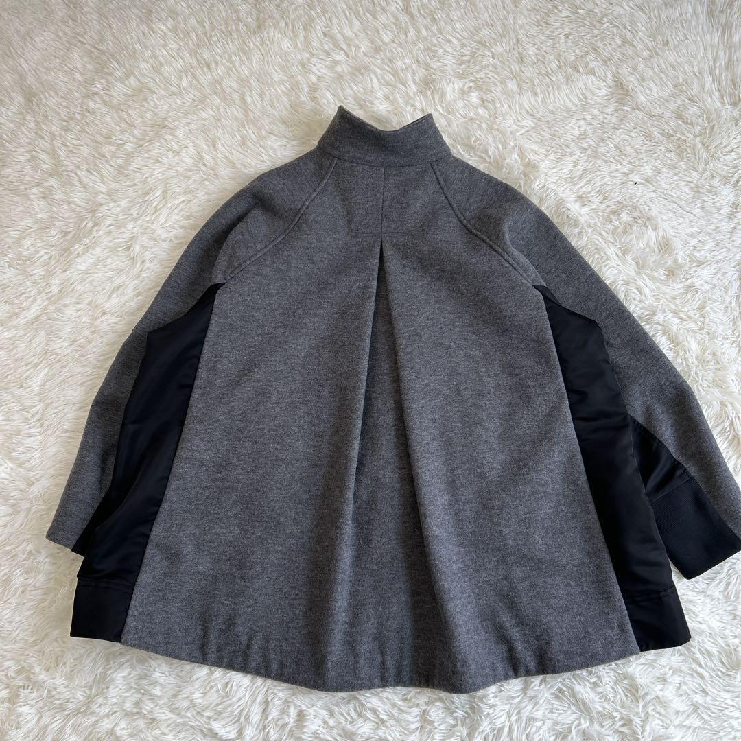 定価5.9万 シーレットフロムアラアラ ニットドッキングコート ブルゾン