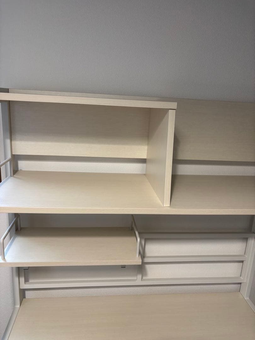 【美品】ニトリ　省スペースデスク 引出し付き