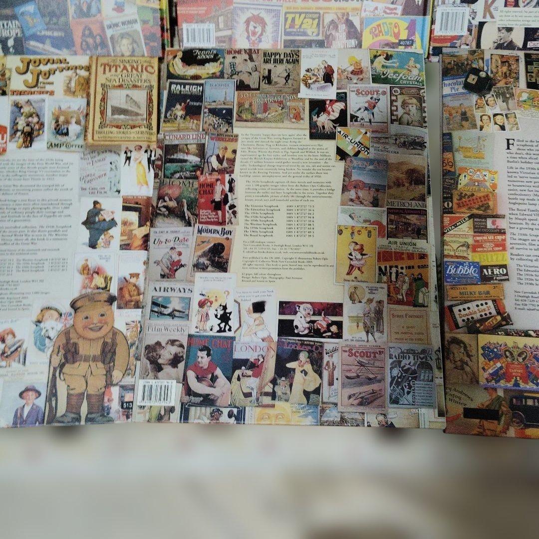 希少!!Scrapbooks - Victorian, ６冊まとめ売り レトロ