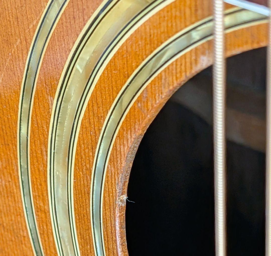 メ*6様 【激渋ハカランダ】 アコースティックギター カスタム　ビンテージ　整備