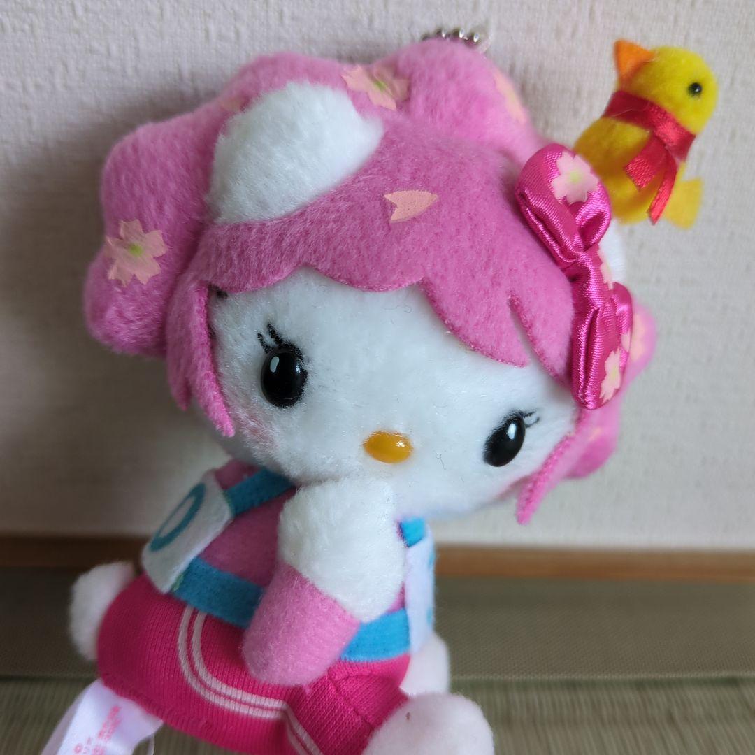 ハローキティ キーホルダー ご当地キティ　清水公園　桜　Kitty限定品　ピンク