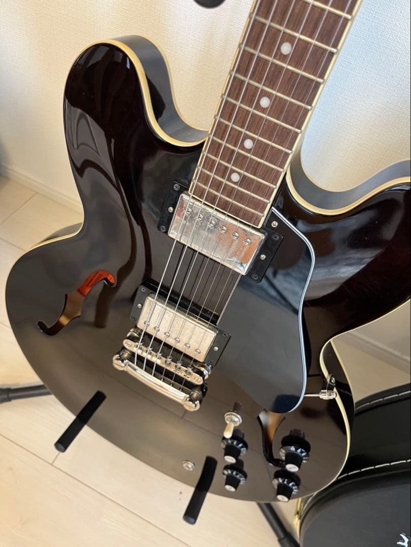 Epiphone Jim James ES-335 ブラウン ハードケース付き