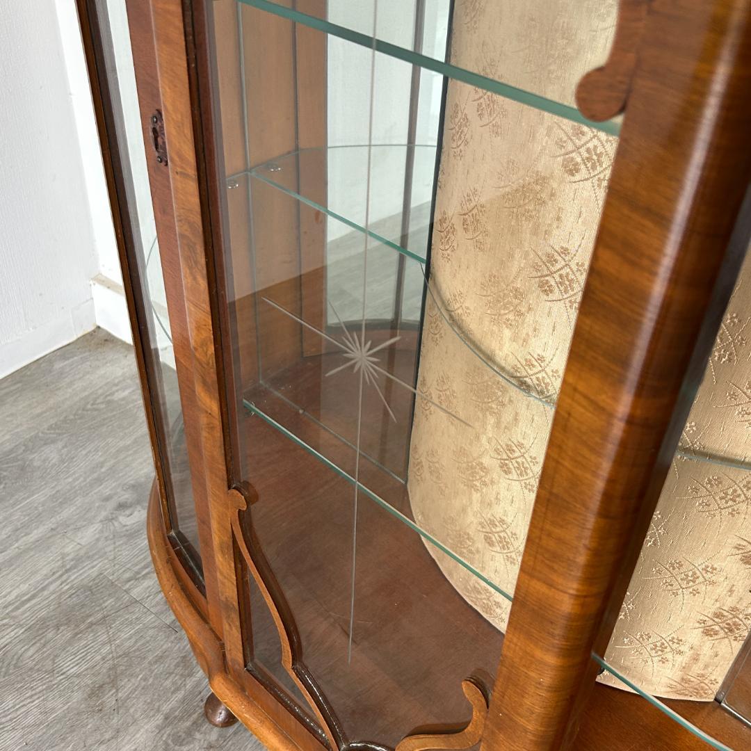 イギリス アンティーク家具 ディスプレイ キャビネット 1930年頃 778A