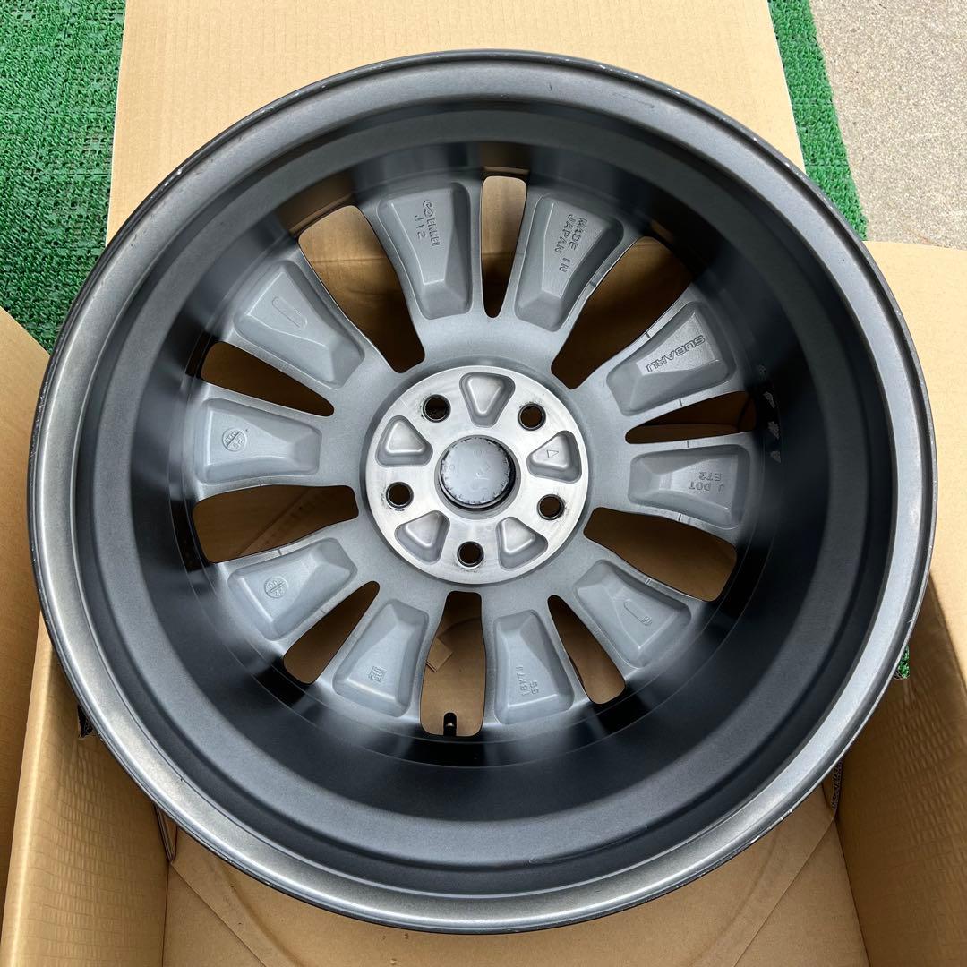 スバル レガシィアウトバック純正 BT5 新車外し 18インチ2本①