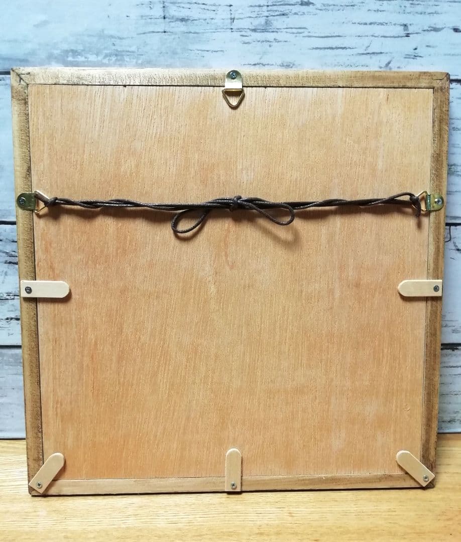 「負けない猫」アンティークwaxベージュ額縁ご確認ページ