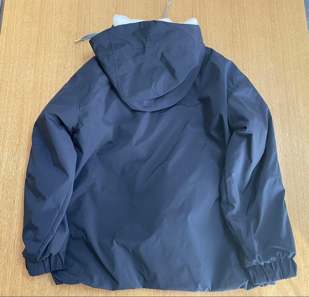 ポンポネットジュニア　長袖ボアライナーつき3WAYマウンテンパーカ160