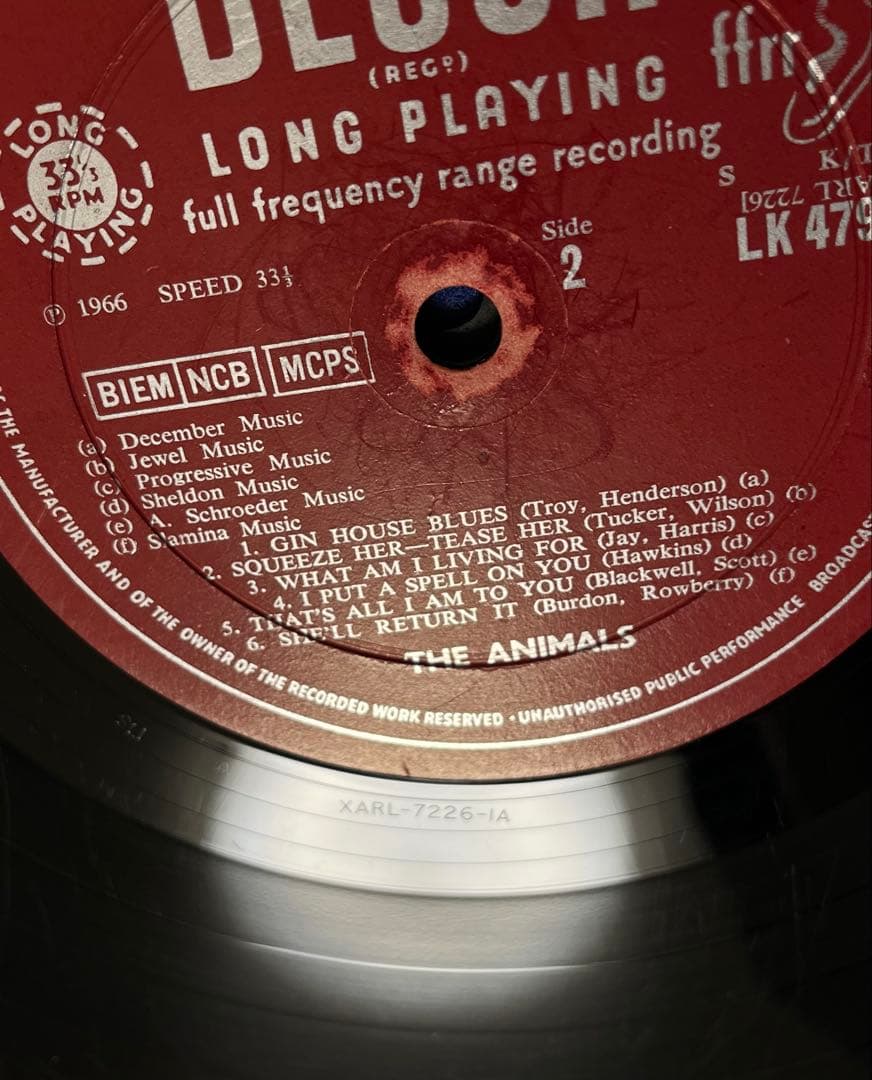 専用2/1 UKOrg アニマルズ 2nd+3rd Mono