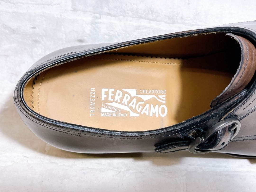 定価20万円【極美品】サルヴァトーレフェラガモ TRAMEZZA 約27cm