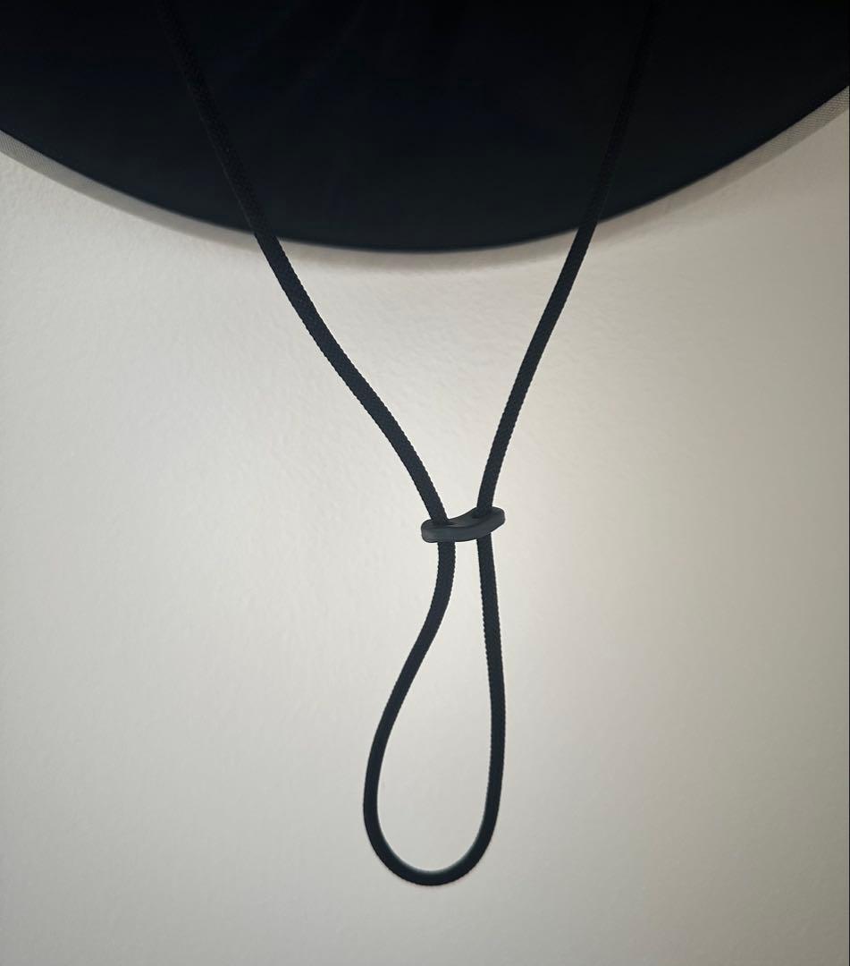 サンバリア100 ウィンドハット Mサイズ アイボリー ストラップ付き 帽子