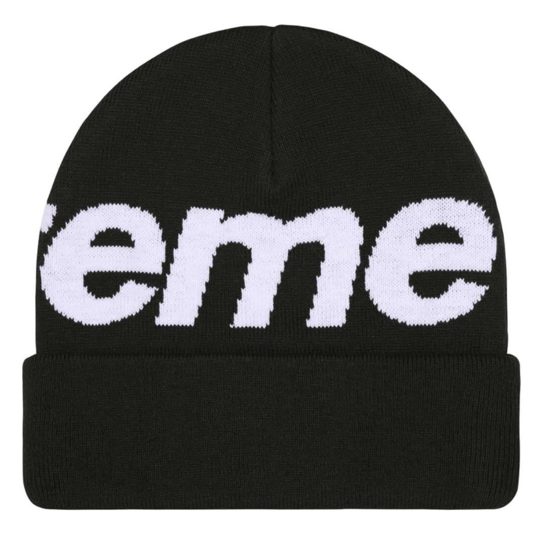 Supreme Big Logo Beanie Black ブラック 黒