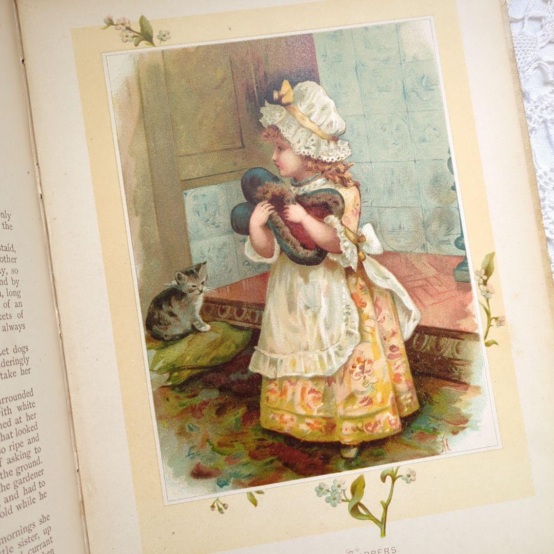 あき 超稀少1893アンティーク絵本 ヴィクトリアン 児童書 洋書古書