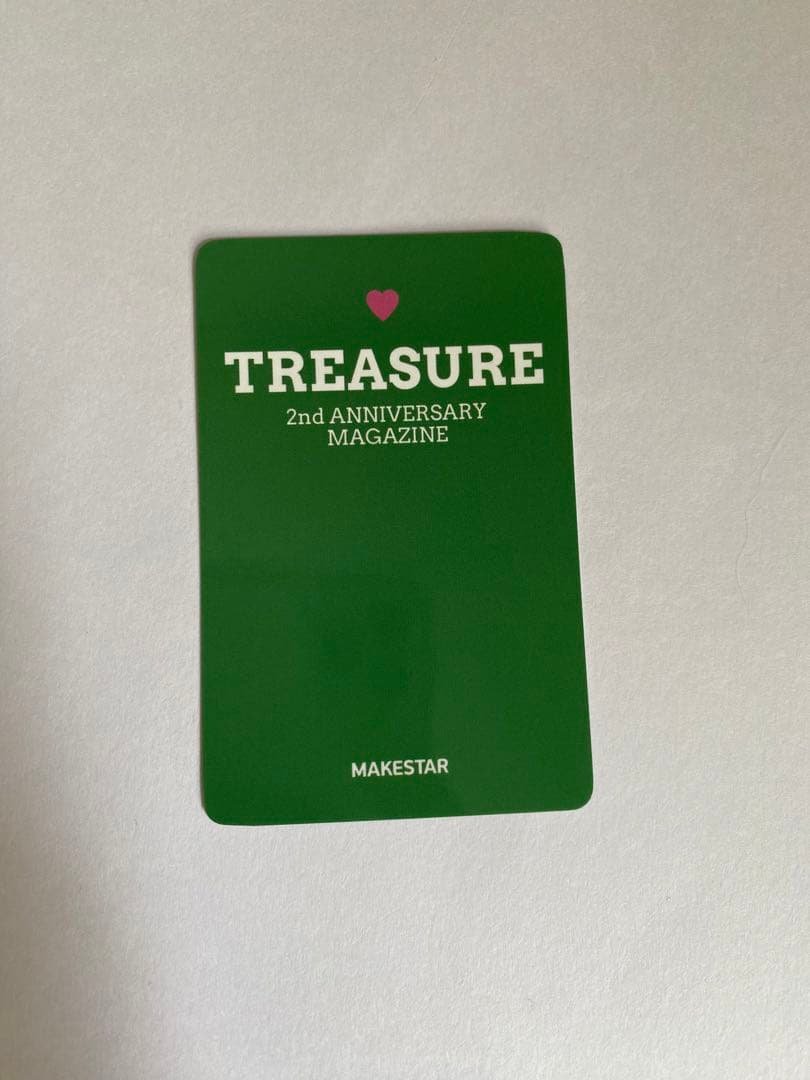 TREASURE マガジン　アサヒ　メクス　make star 特典　トレカ