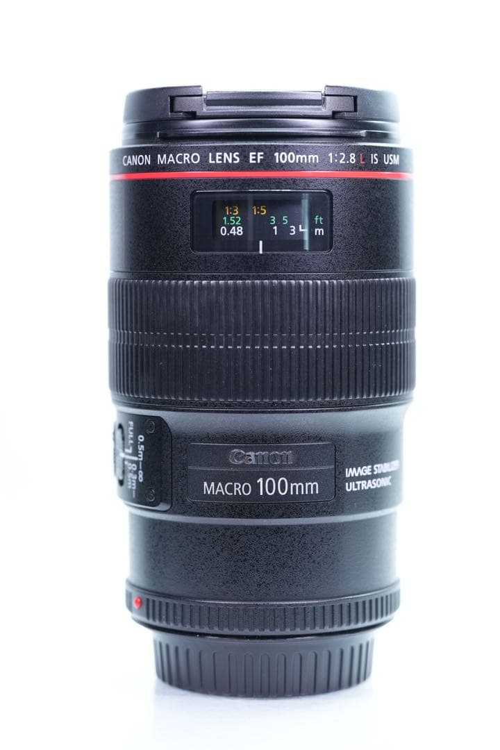 Canon EF 100mm f/2.8L IS USMマクロレンズ　三脚座付き