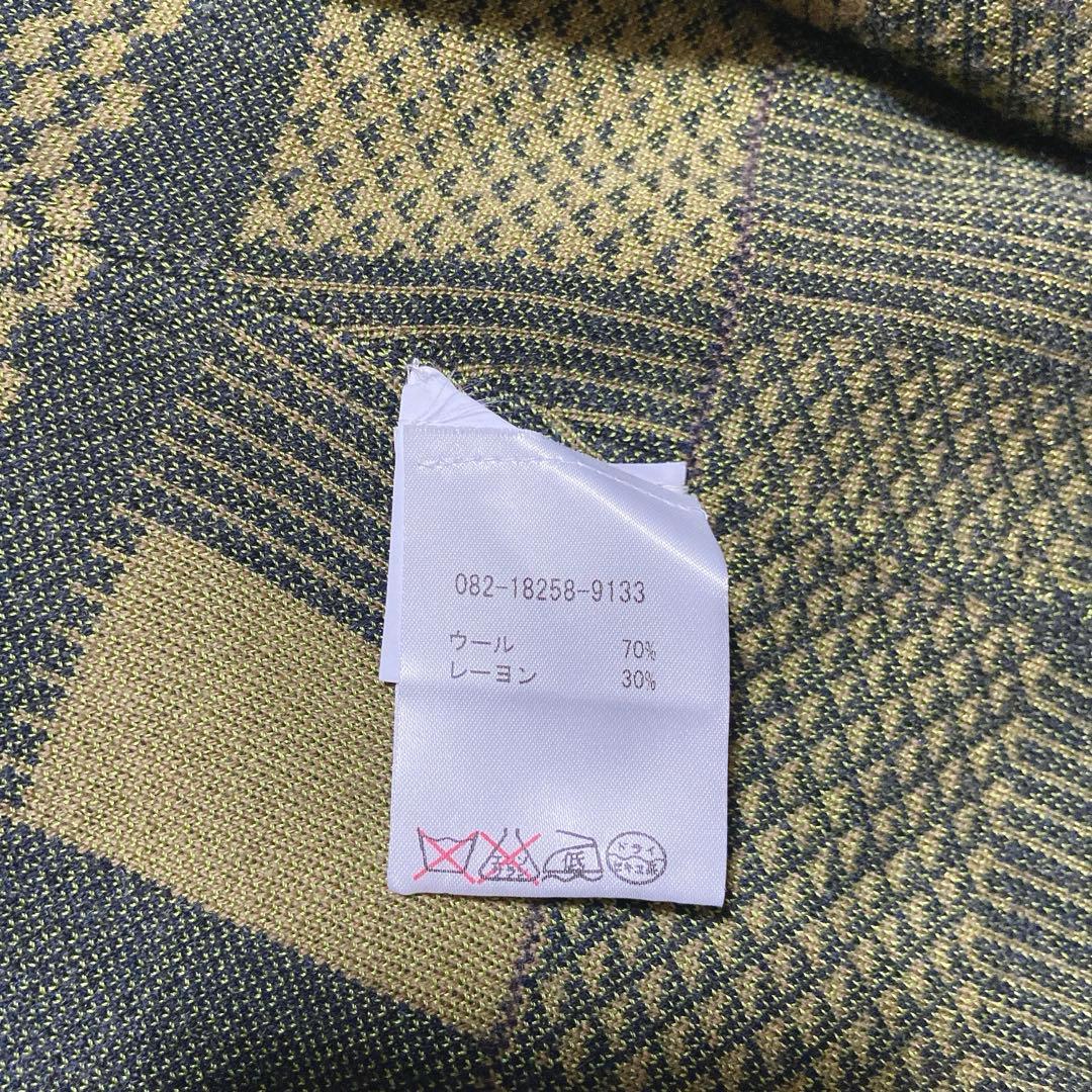 サチコ♥️ ⭐️ETRO エトロ　ニットジャケット　シングル　パッチワーク