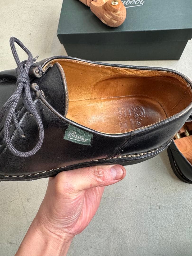 美品Paraboot パラブーツ ミカエル 純正タッセル付き39.5