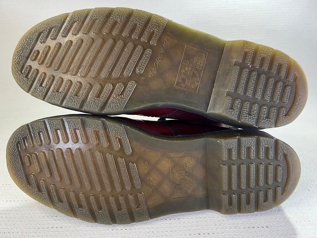 UK9_28cm Dr.Martens 1460 8ホールブーツ チェリーレッド