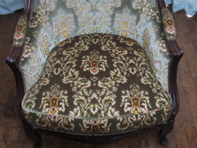 カリモク domani ドマーニ Louis XV 1人掛け ソファ 定価46万