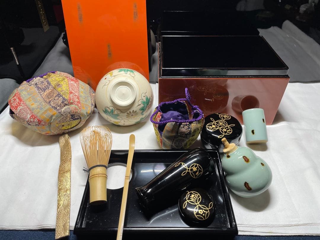 茶道具セット。抹茶器。未使用品。美品。茶道具。舊家蔵出し。希少品。