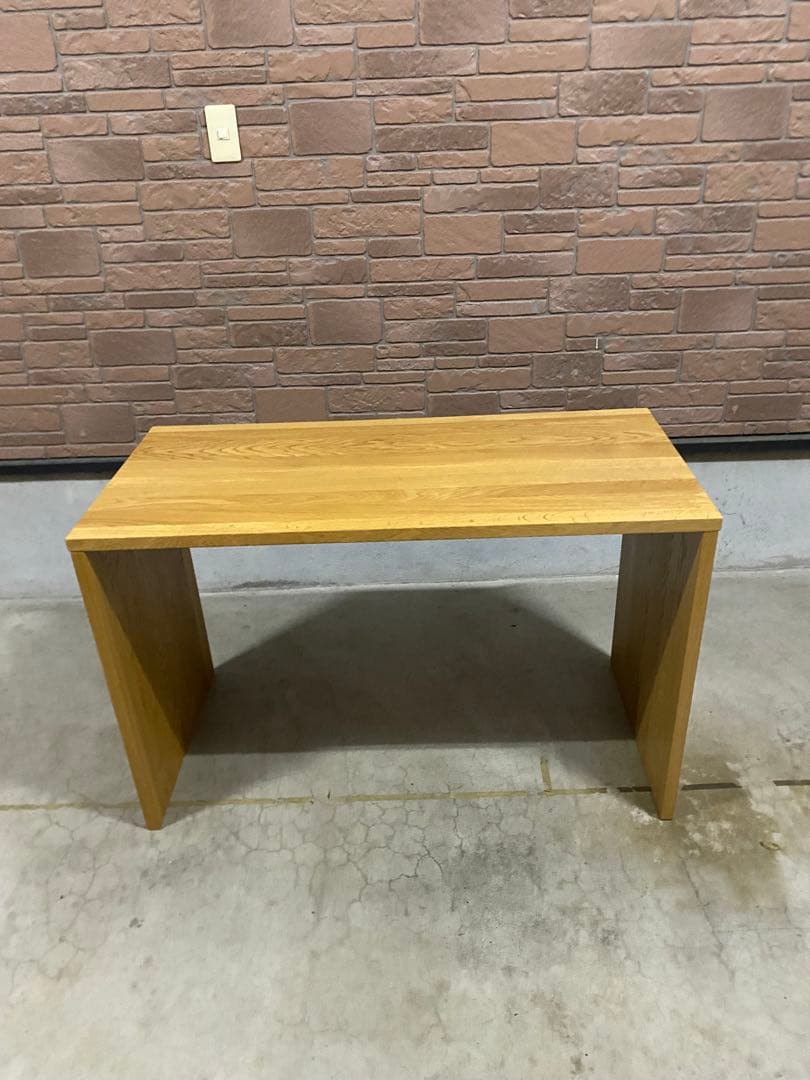 【さくら】無印良品 無垢材　デスク オーク材 W110cm