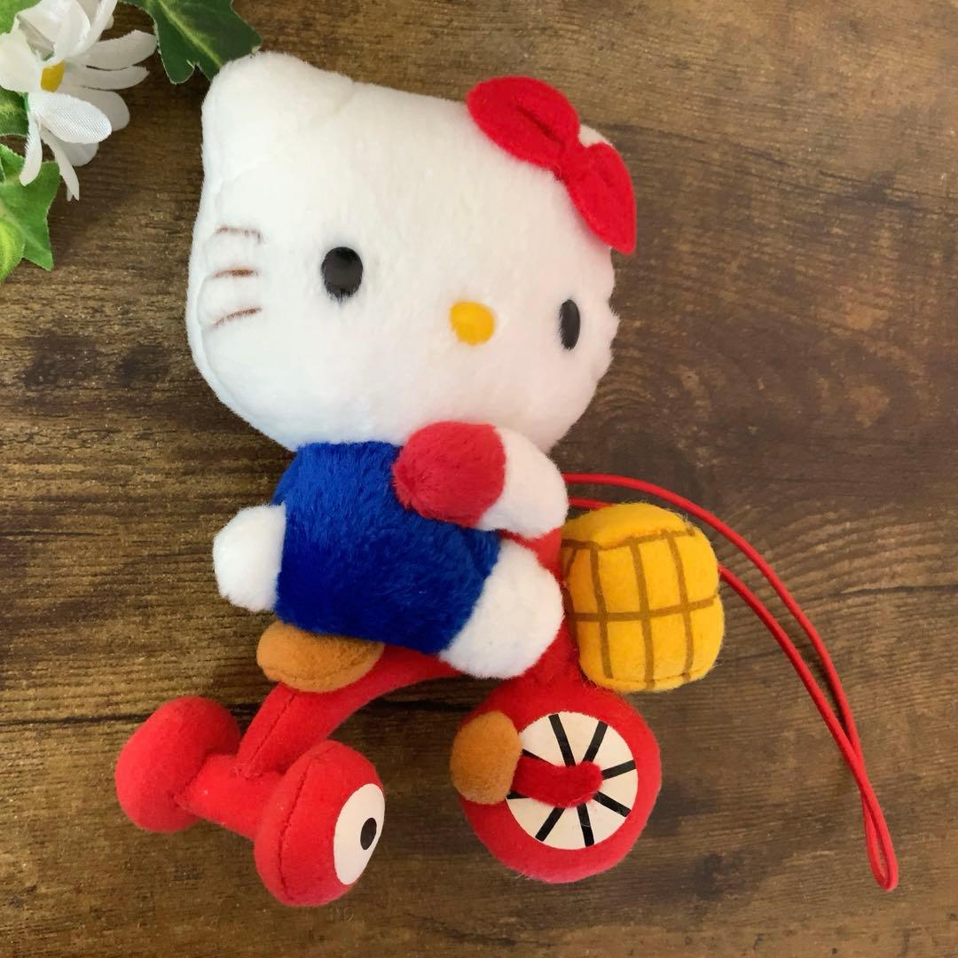 ☆希少☆ハローキティ vivitix マスコット カーテンタッセル 三輪車