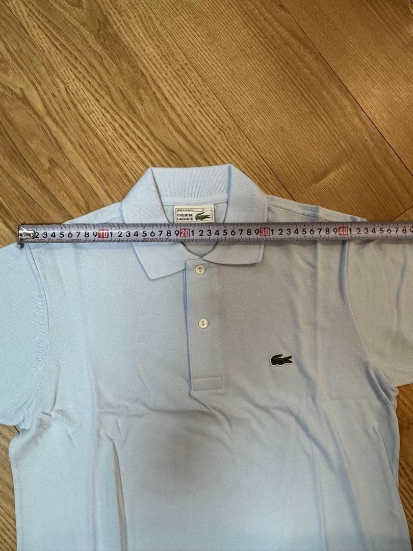 b*e様 フランス製 LACOSTE ラコステ ポロシャツ 水色 サイズ6 メン