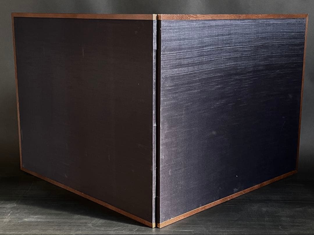 割引❗️【美品】「母」 菊花 丸紋 風炉先屏風 桑縁 茶道具 （127①）