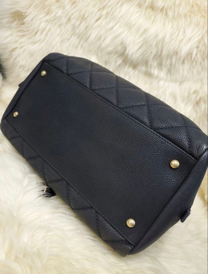 CHANEL キャビアスキン　2wayショルダーバッグ