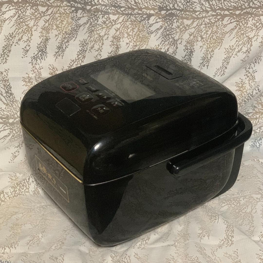 Qthong le■象印 NW-LA18 1升 10合 炎舞炊き 黒漆■