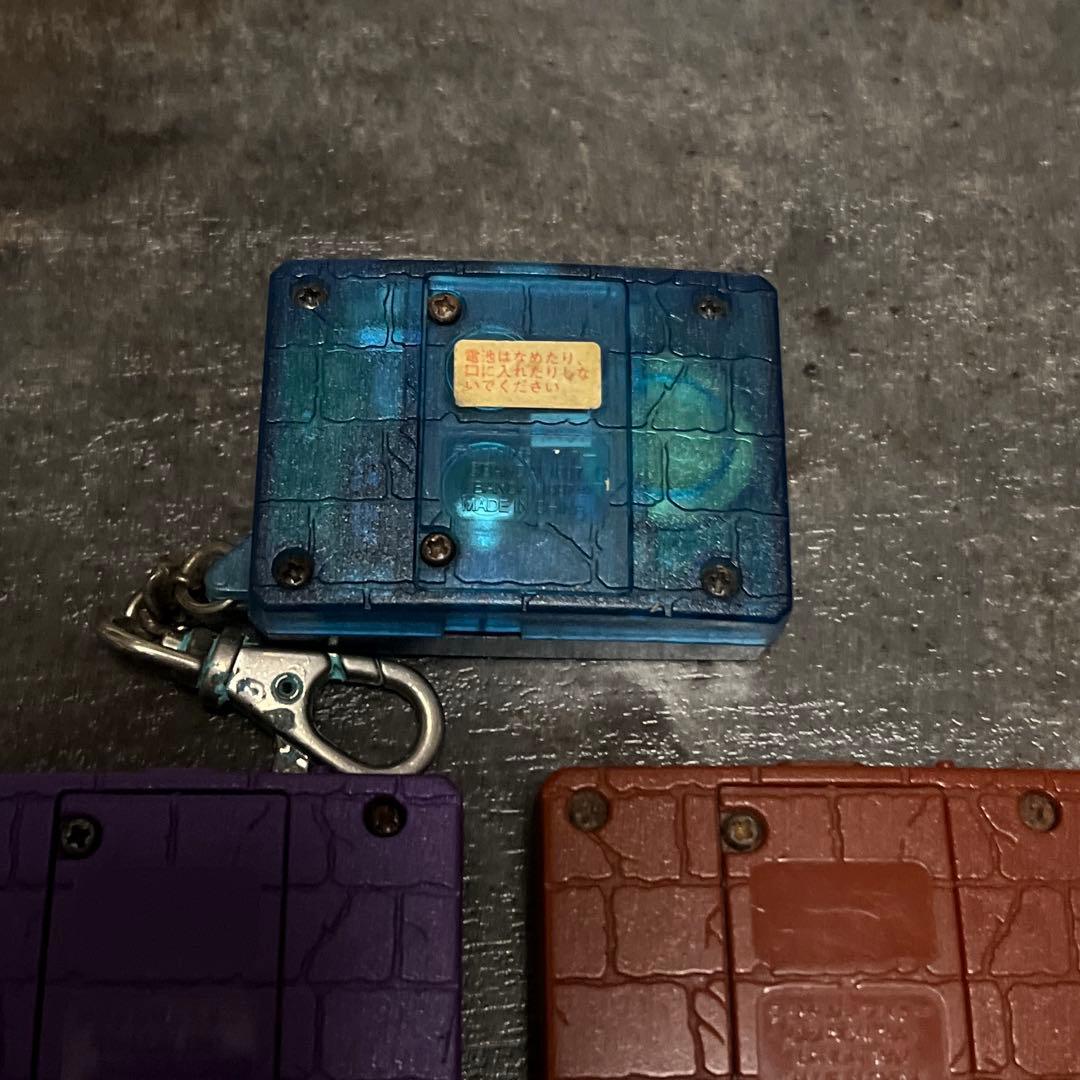★デジタルモンスター デジモン クリアブルー パープル ブラウン ※動作確認済