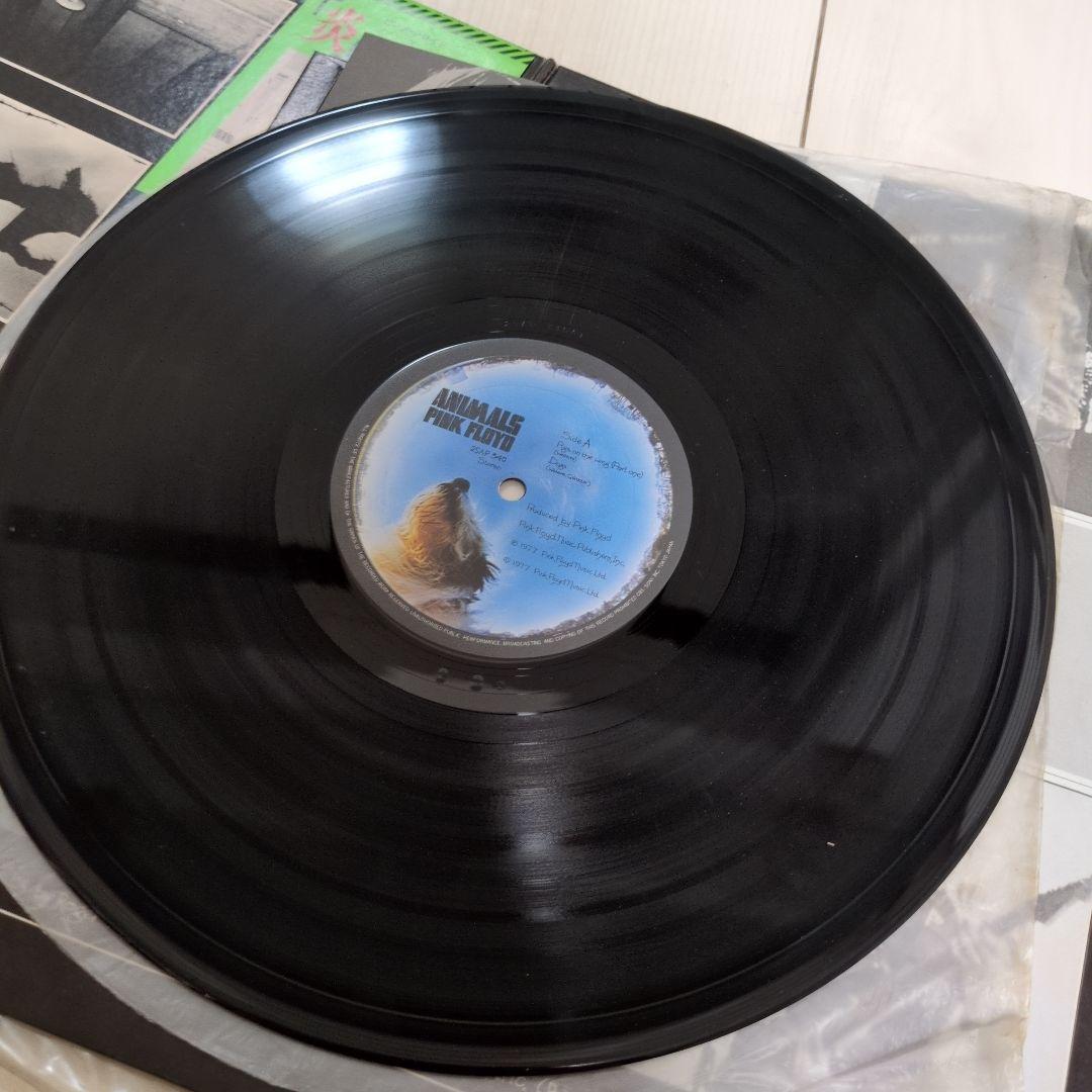 エ*オ様 ピンク・フロイドレコード4枚セット「狂気」　「炎」　「アニマルズ」　「