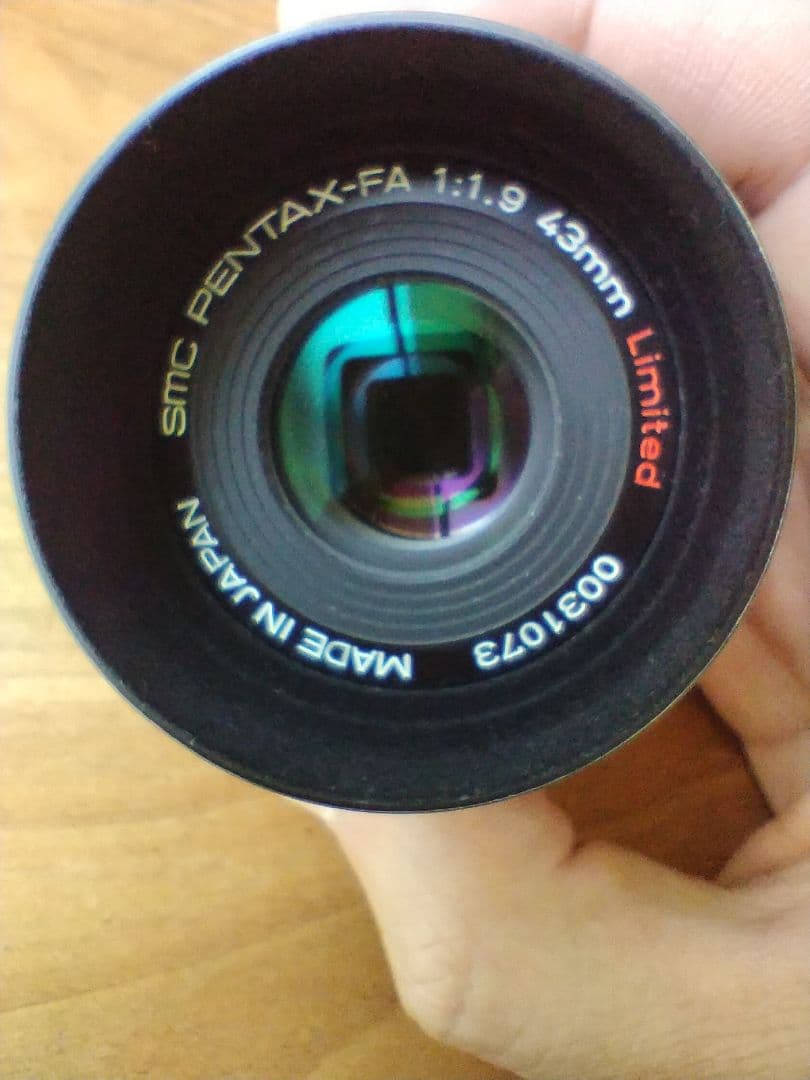 PENTAX-FA 43mm f/1.9 Limited 単焦点レンズ