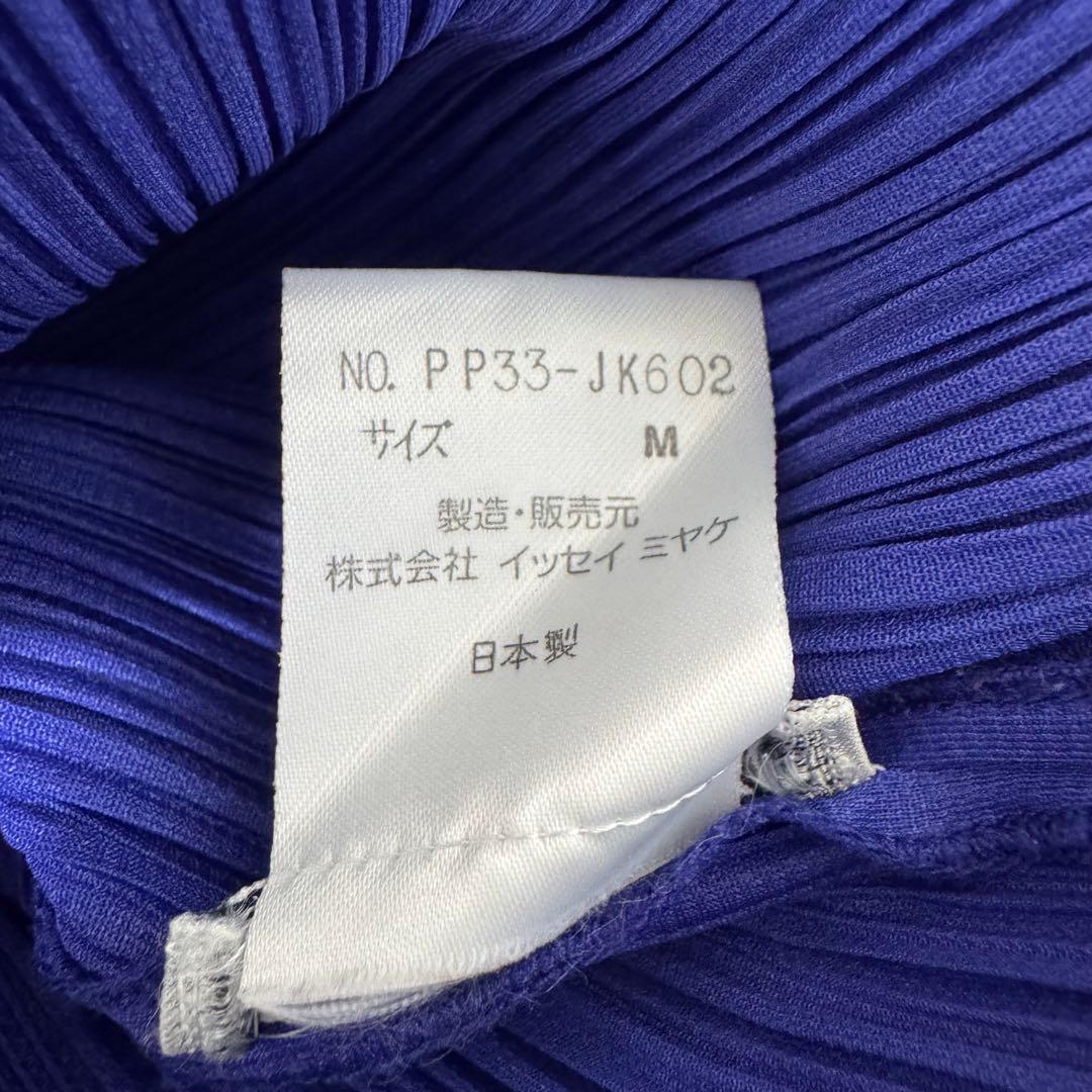 極美品✨ISSEY MIYAKE プリーツ　パープル　長袖　トップス