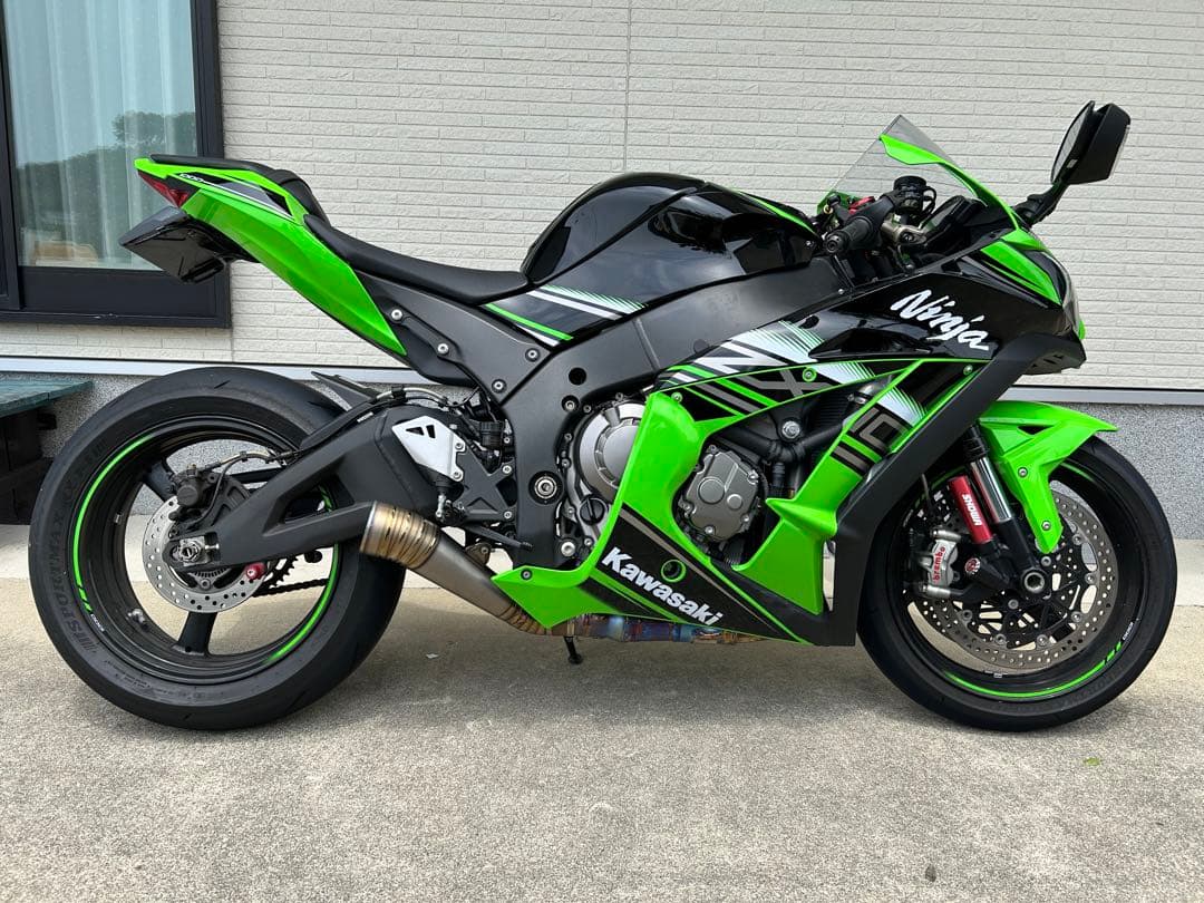 アサヒナレーシング 16-19ZX10R スリップオン 触媒レス専用バッフル付き