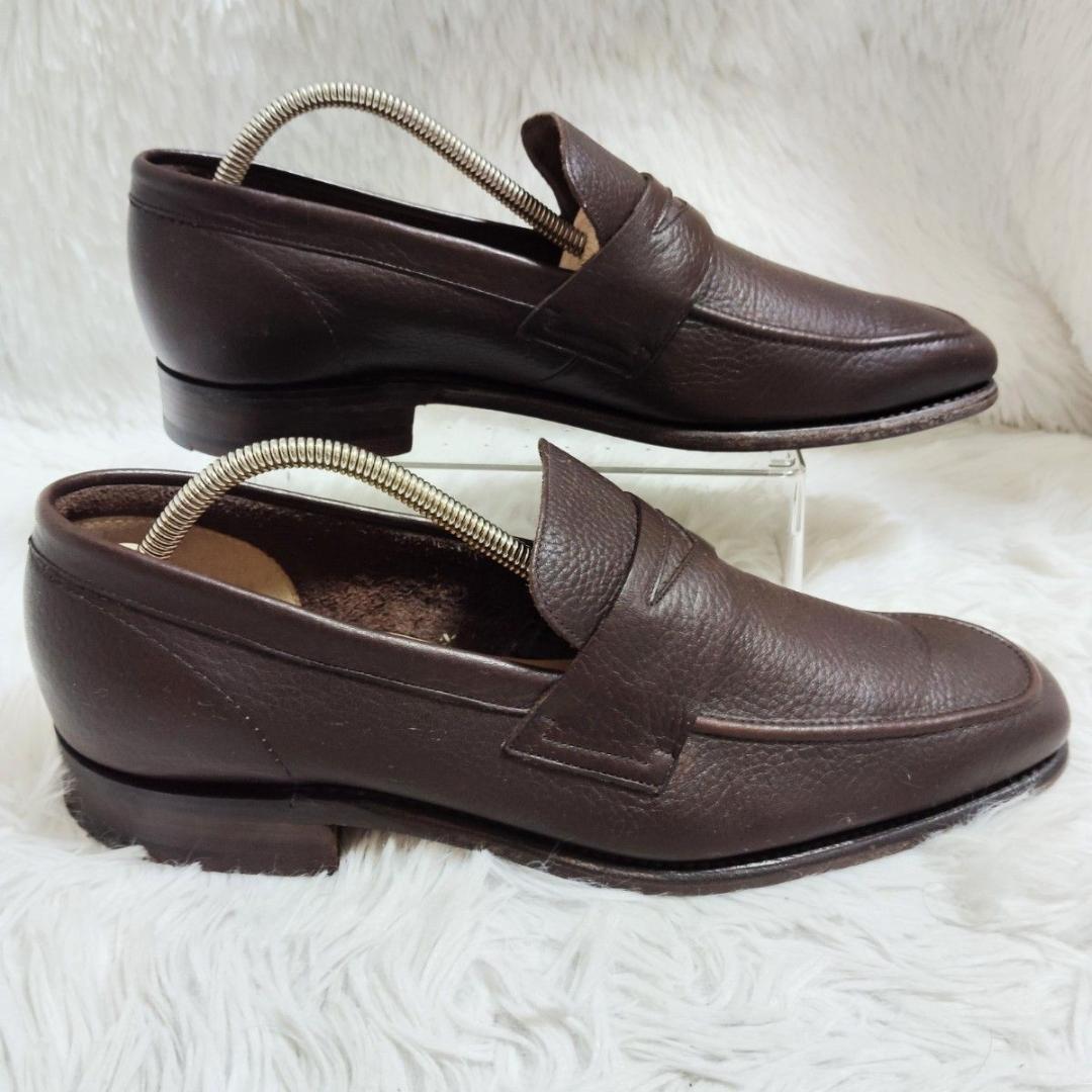 美品！ポール・スミス 濃茶 最終価格 ローファー 26.5 シボ スリッポン
