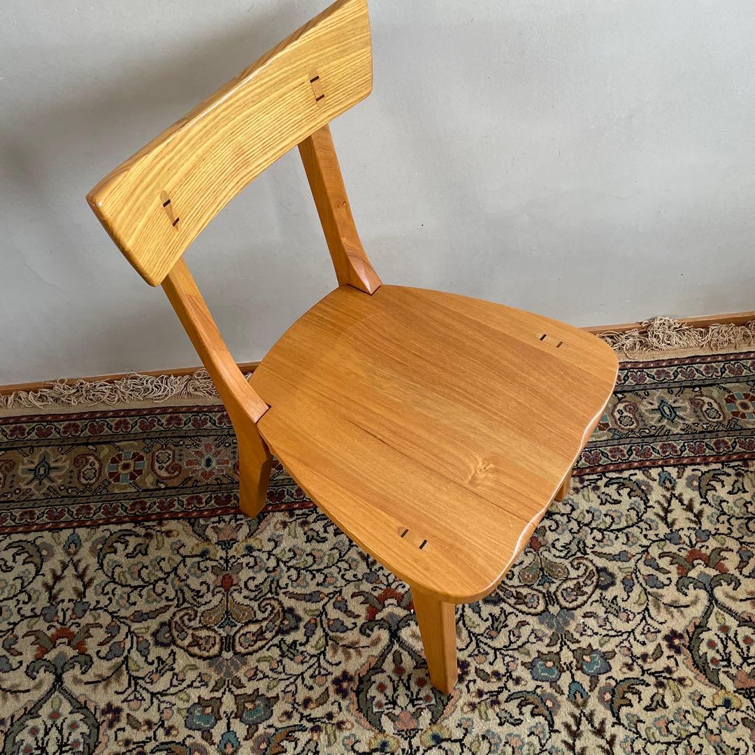 【美品】酒井製作所　ダイニングチェア　天然木　②