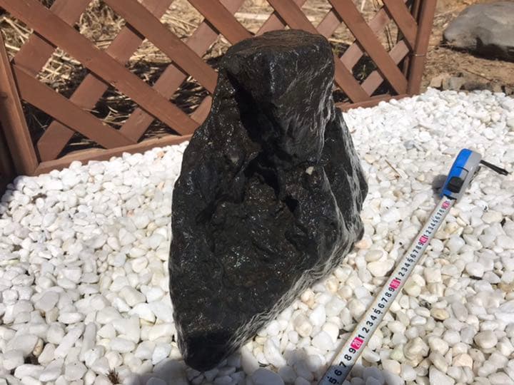 京の銘石 加茂七石『真黒石』(ジャグレ)