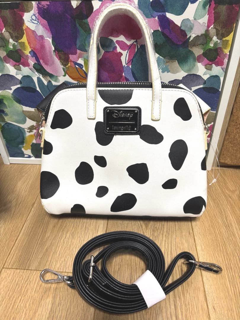 【新品未使用】希少 ラウンジフライ 101匹わんちゃん ショルダーバッグ