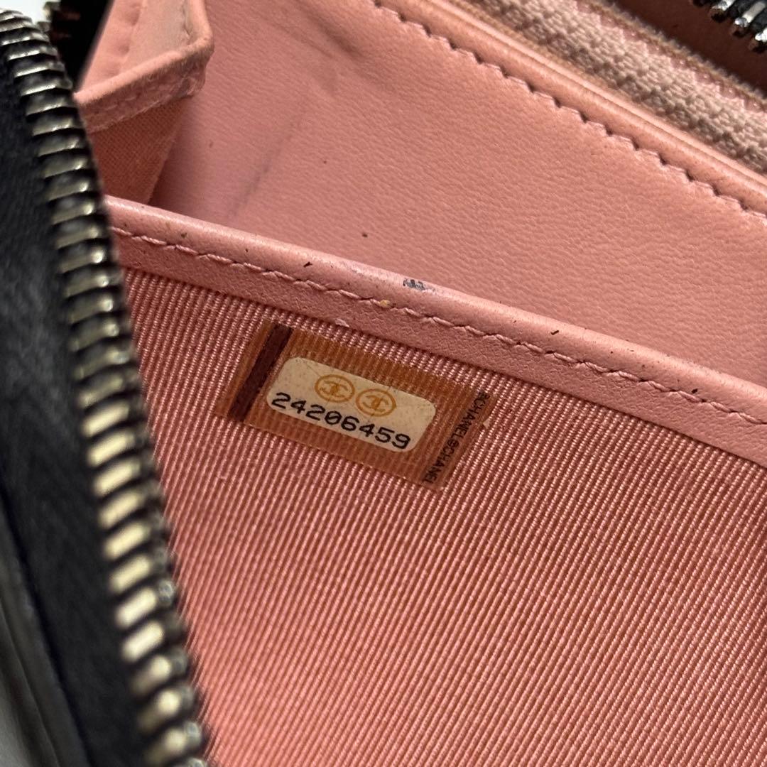 CHANEL シャネル 長財布 マトラッセ ターンロック ラウンドファスナー