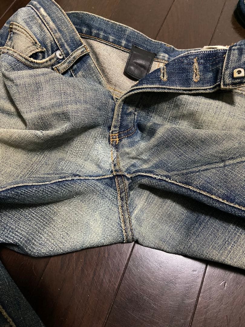 ディオールオム　赤錆　加工デニム　グラム　エディスリマン