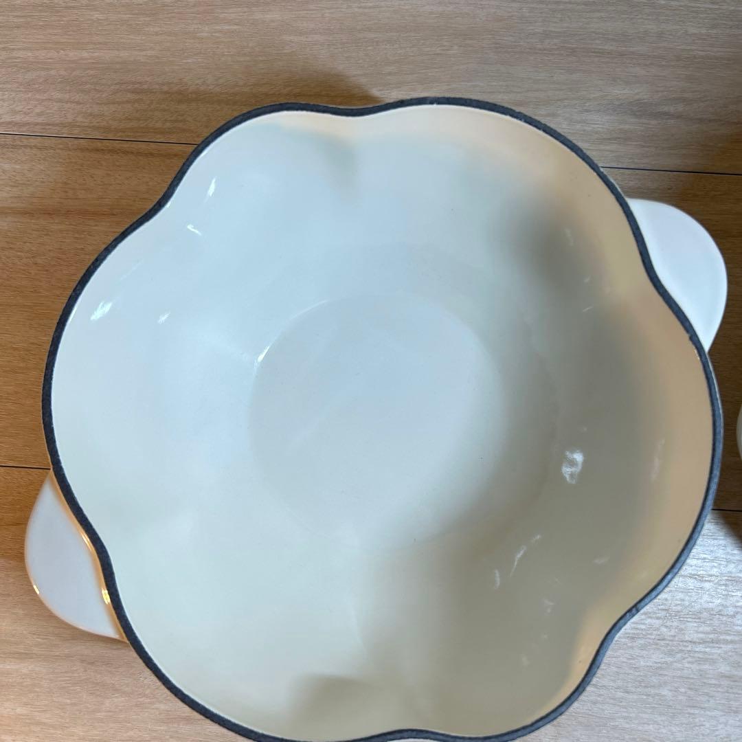 ルクルーゼ　ガーリックココット　ガーリック　両手鍋　鍋　22cm デューン